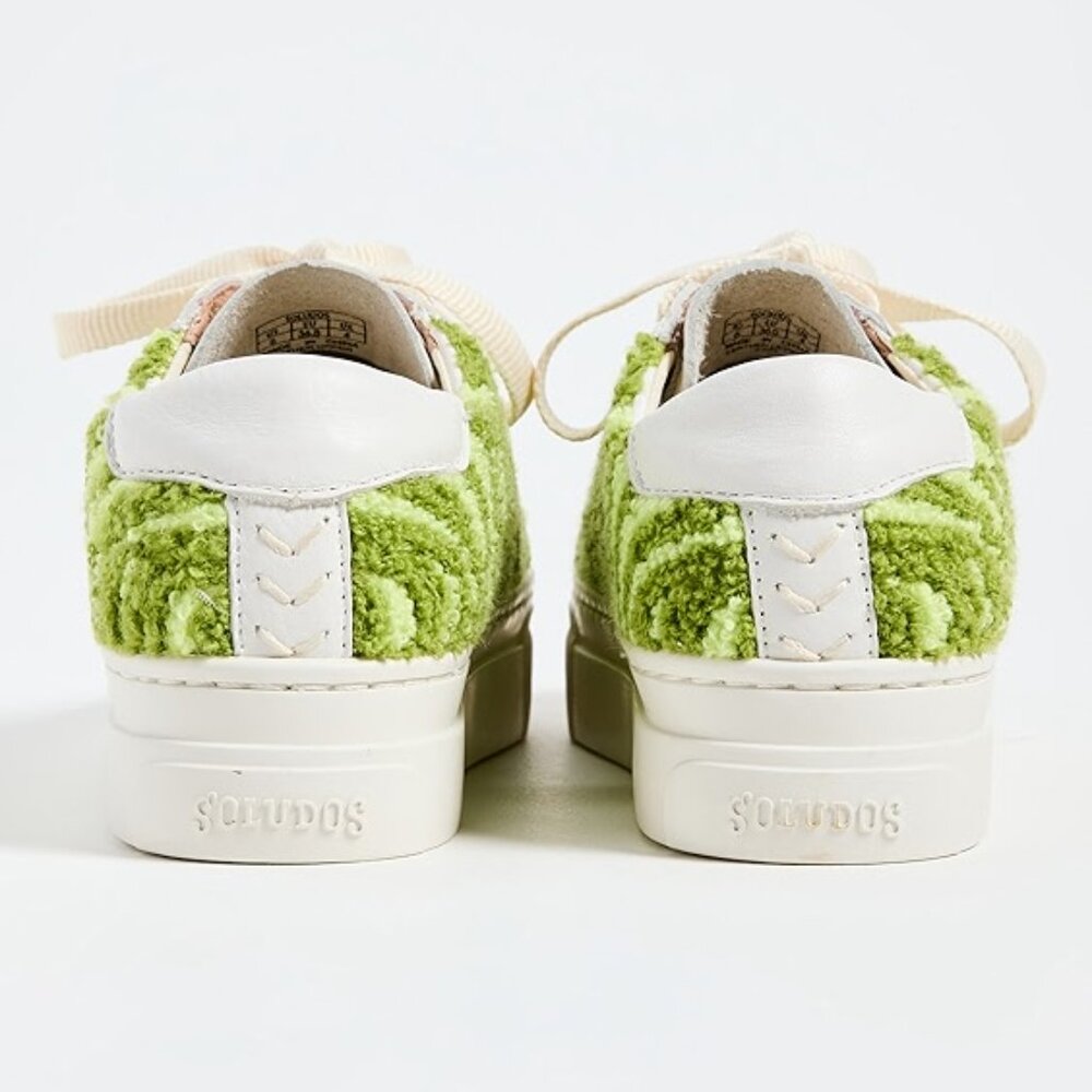 COPY - Soludos Ibiza Platform Psychedelic Spiral Leather Terry Teddy Shearling … - Picture 11 of 11